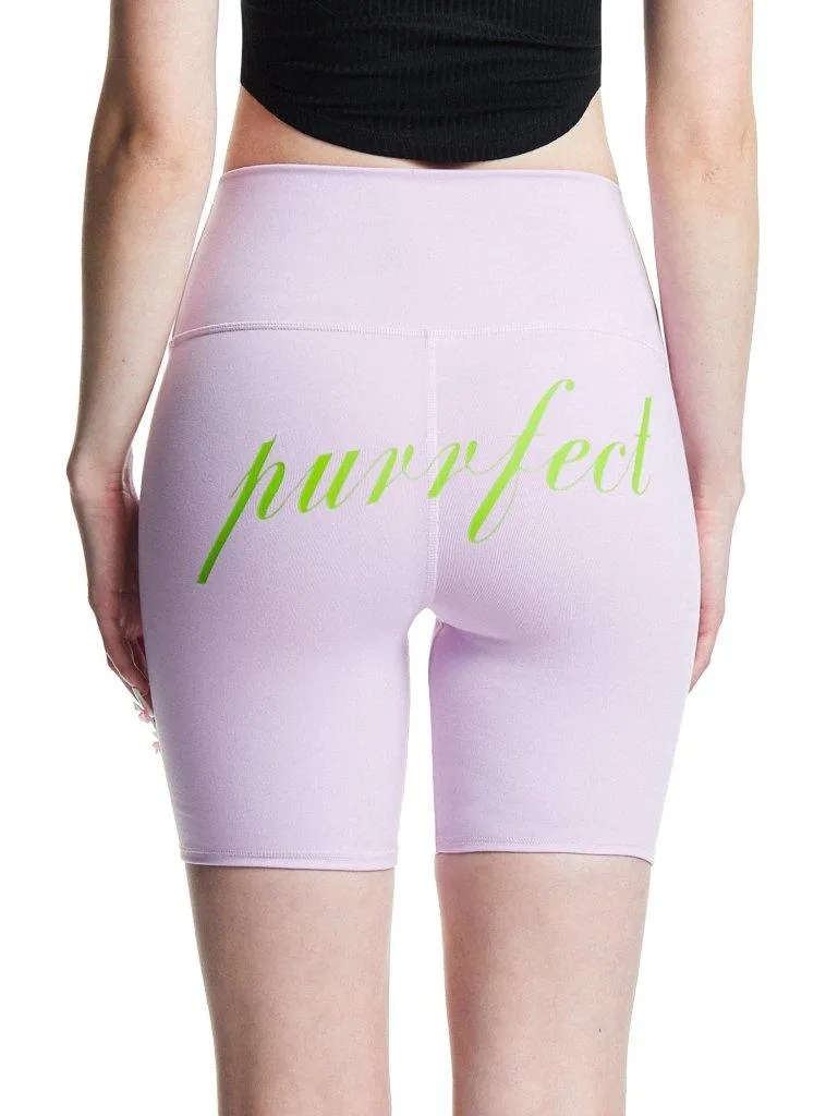 Purrfect Hi-Waisted Biker Short