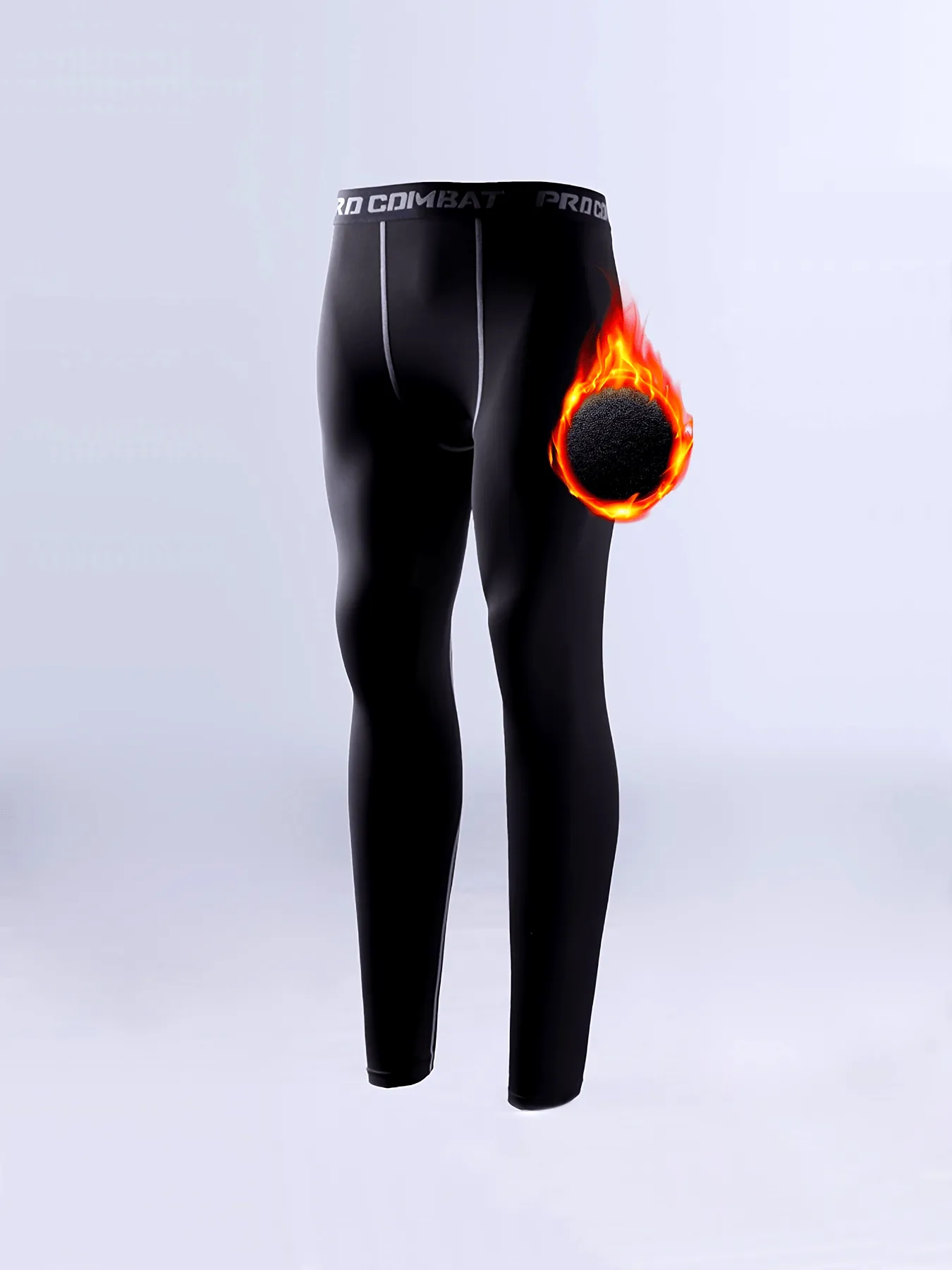 Quick Dry Compression Leggings for Men - Ideal for Running, Sports, and Fitness Training