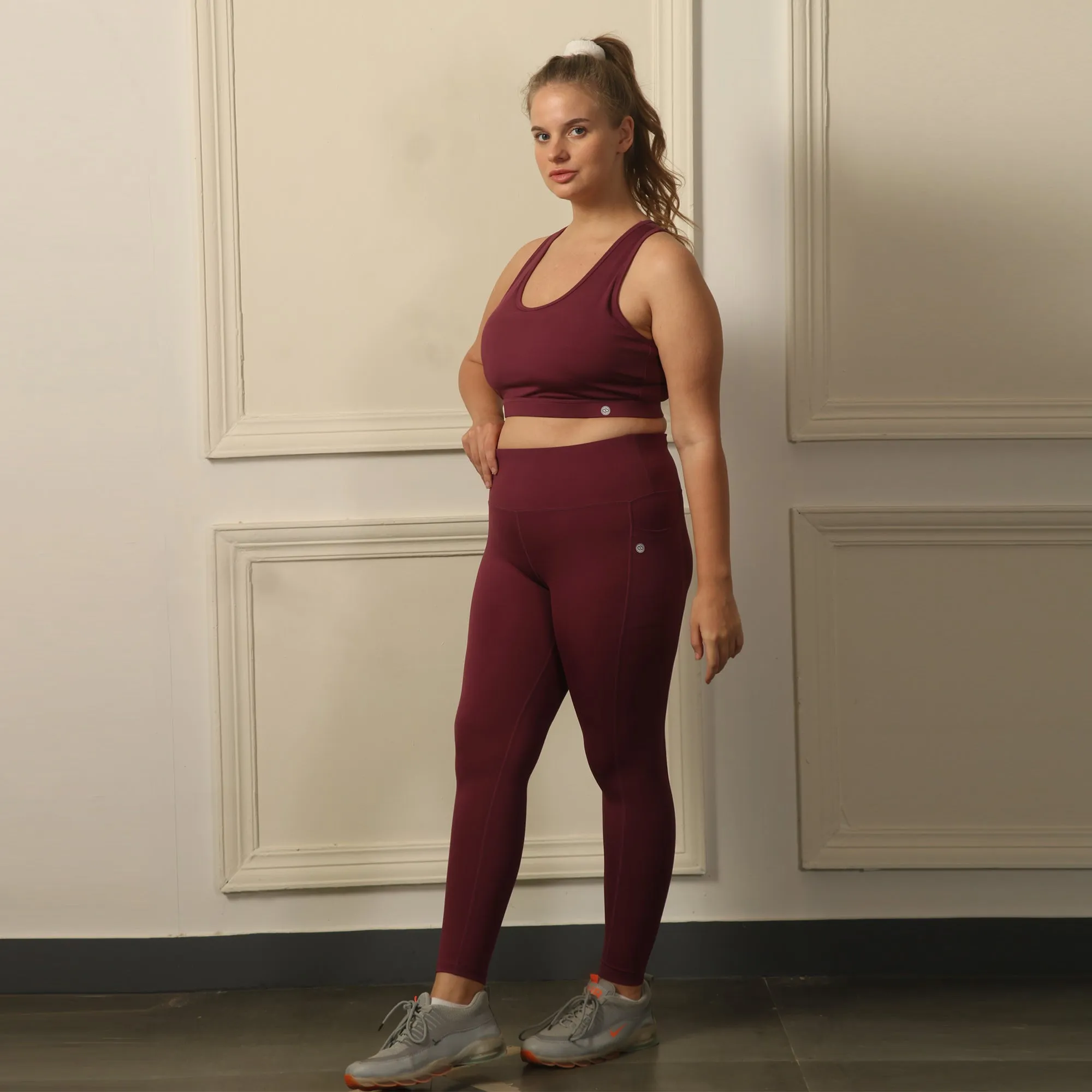 Quick-Dry Sports Bra & High Waist Legging Set