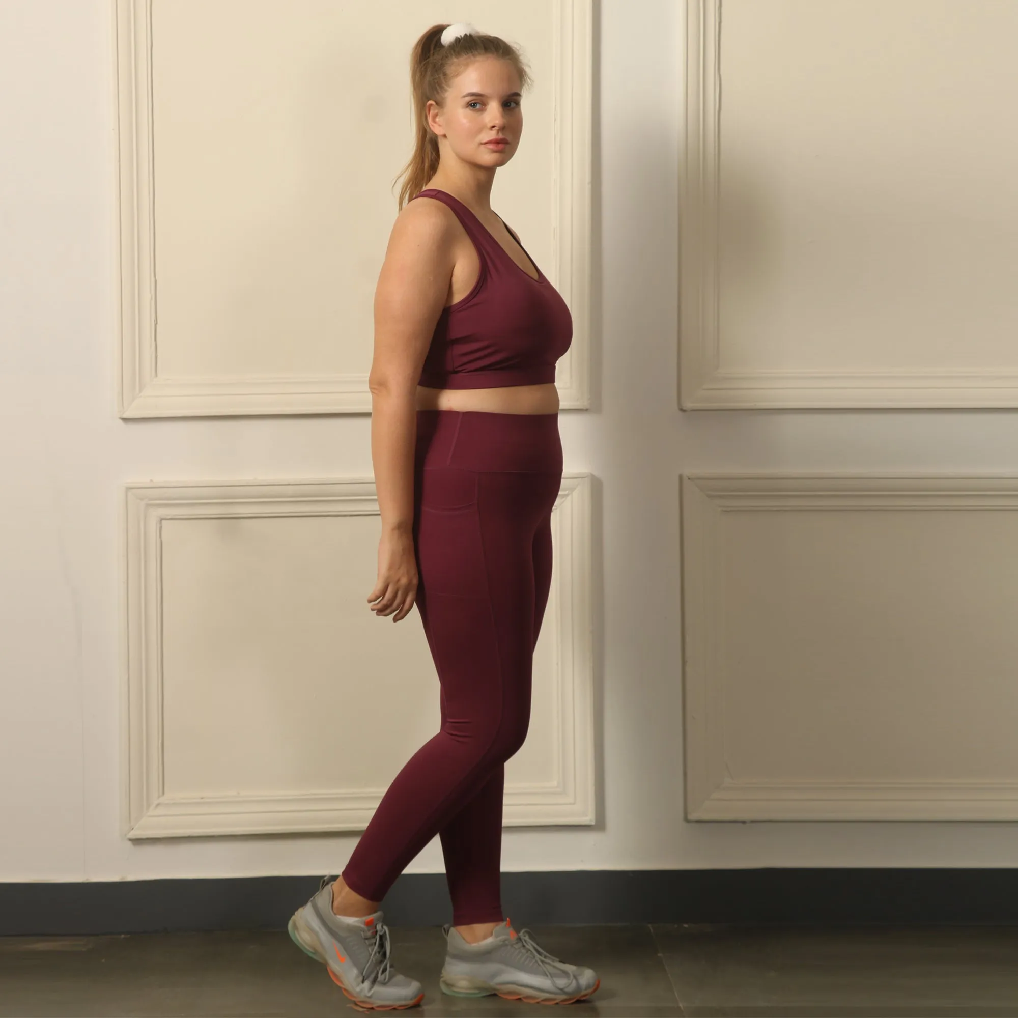 Quick-Dry Sports Bra & High Waist Legging Set