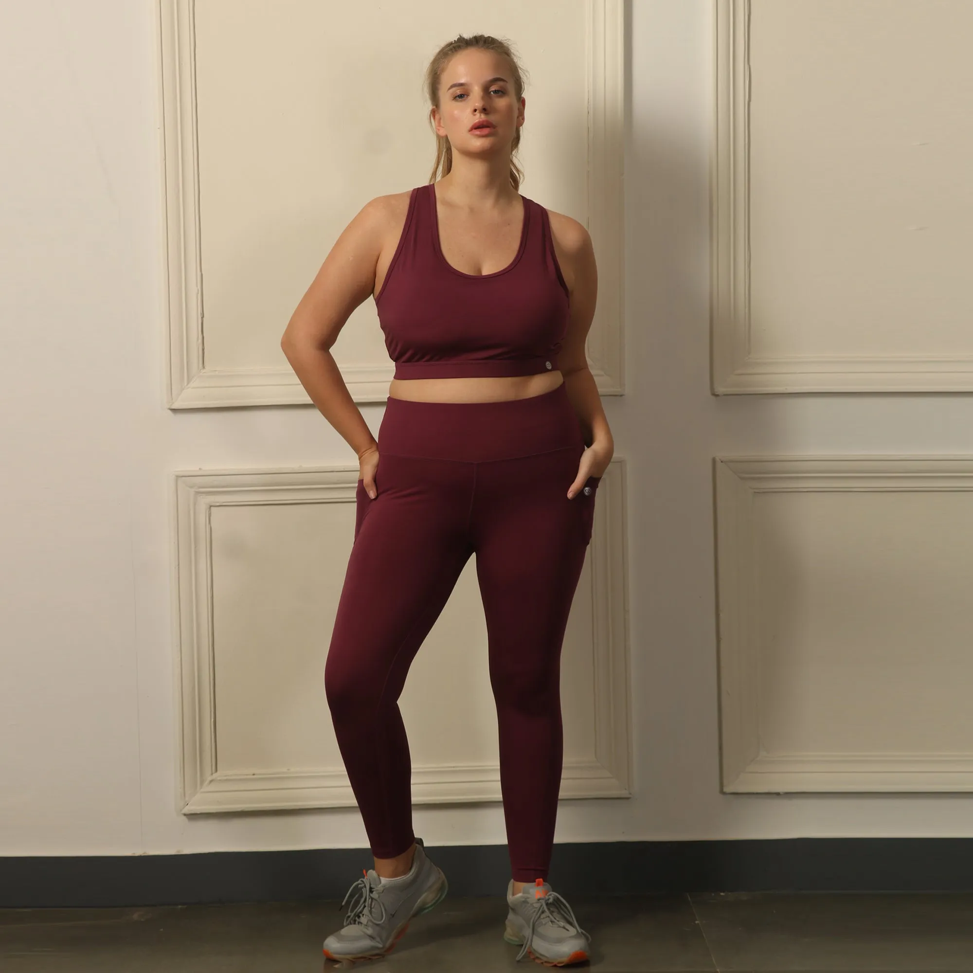Quick-Dry Sports Bra & High Waist Legging Set
