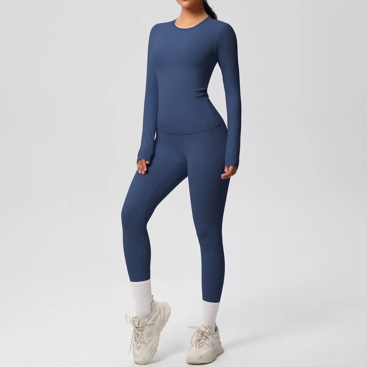 Quick Drying Long Sleeve Yoga Thin Sports Set