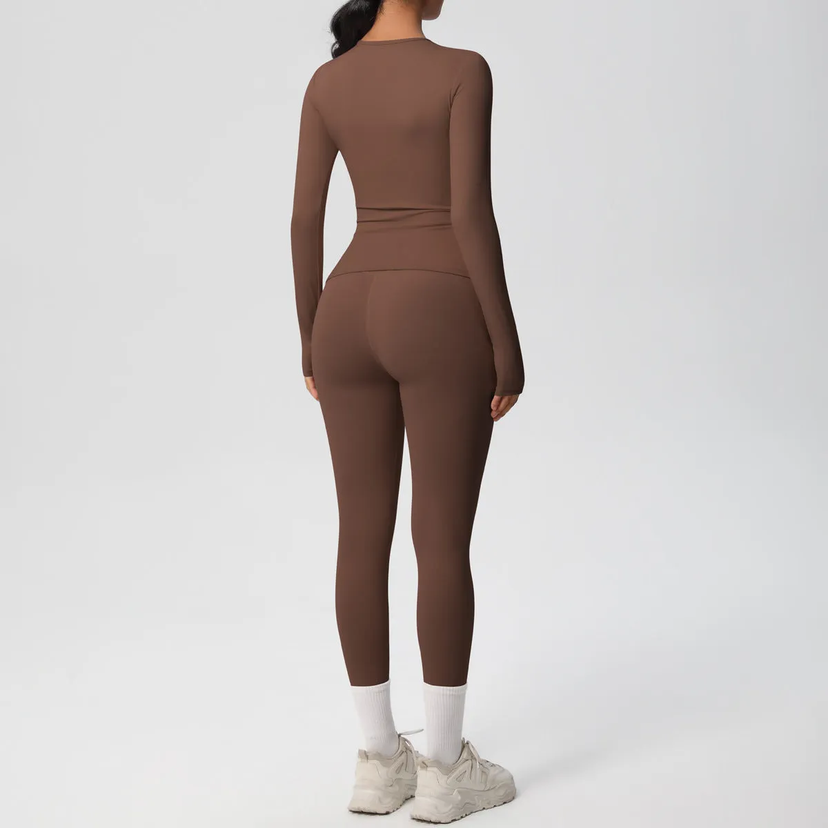 Quick Drying Long Sleeve Yoga Thin Sports Set