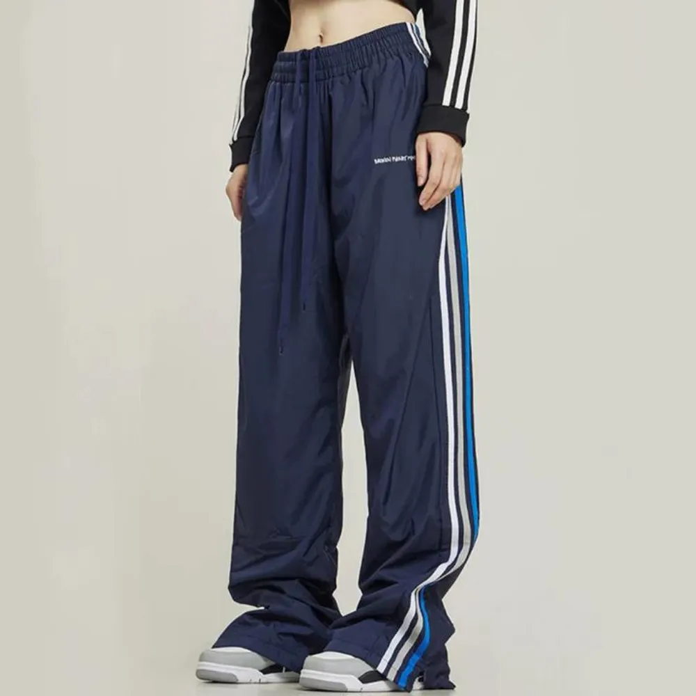 "High street Straight Wide Leg" Sweatpants