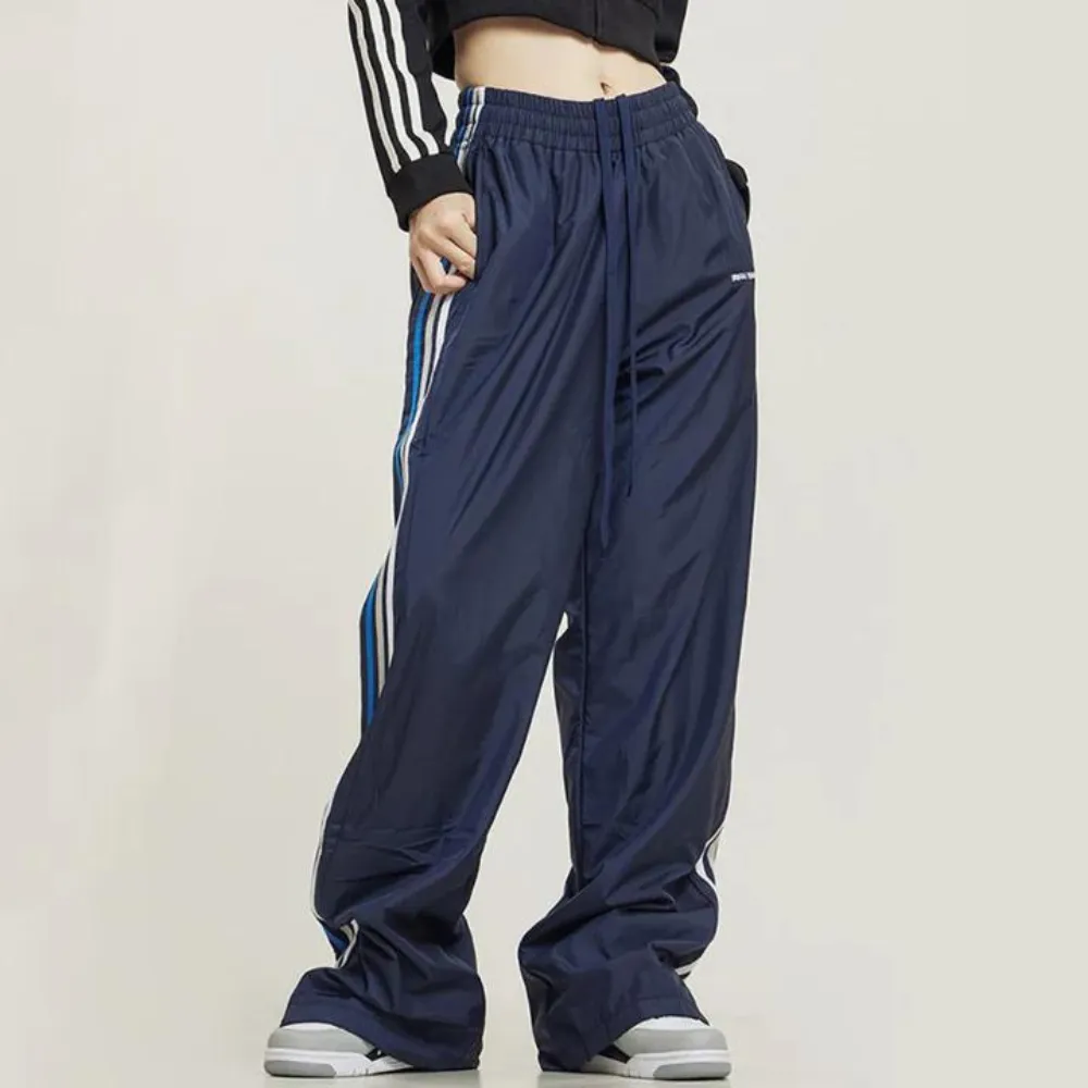 "High street Straight Wide Leg" Sweatpants