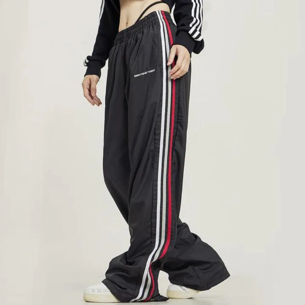 "High street Straight Wide Leg" Sweatpants