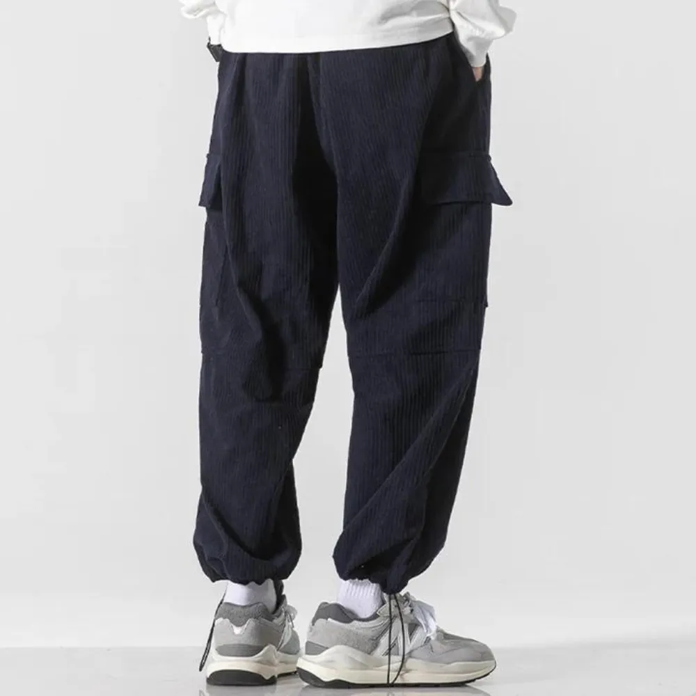 "Japanese Thickened Corduroy Loose" Sweatpants