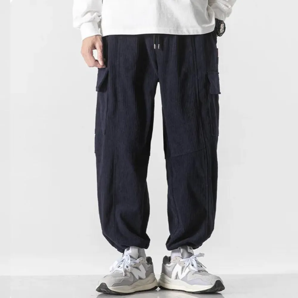"Japanese Thickened Corduroy Loose" Sweatpants