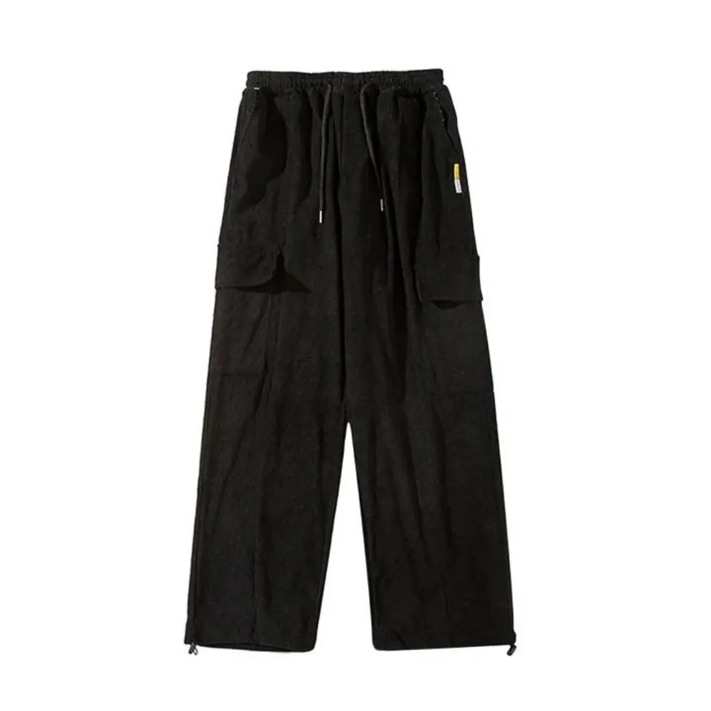 "Japanese Thickened Corduroy Loose" Sweatpants