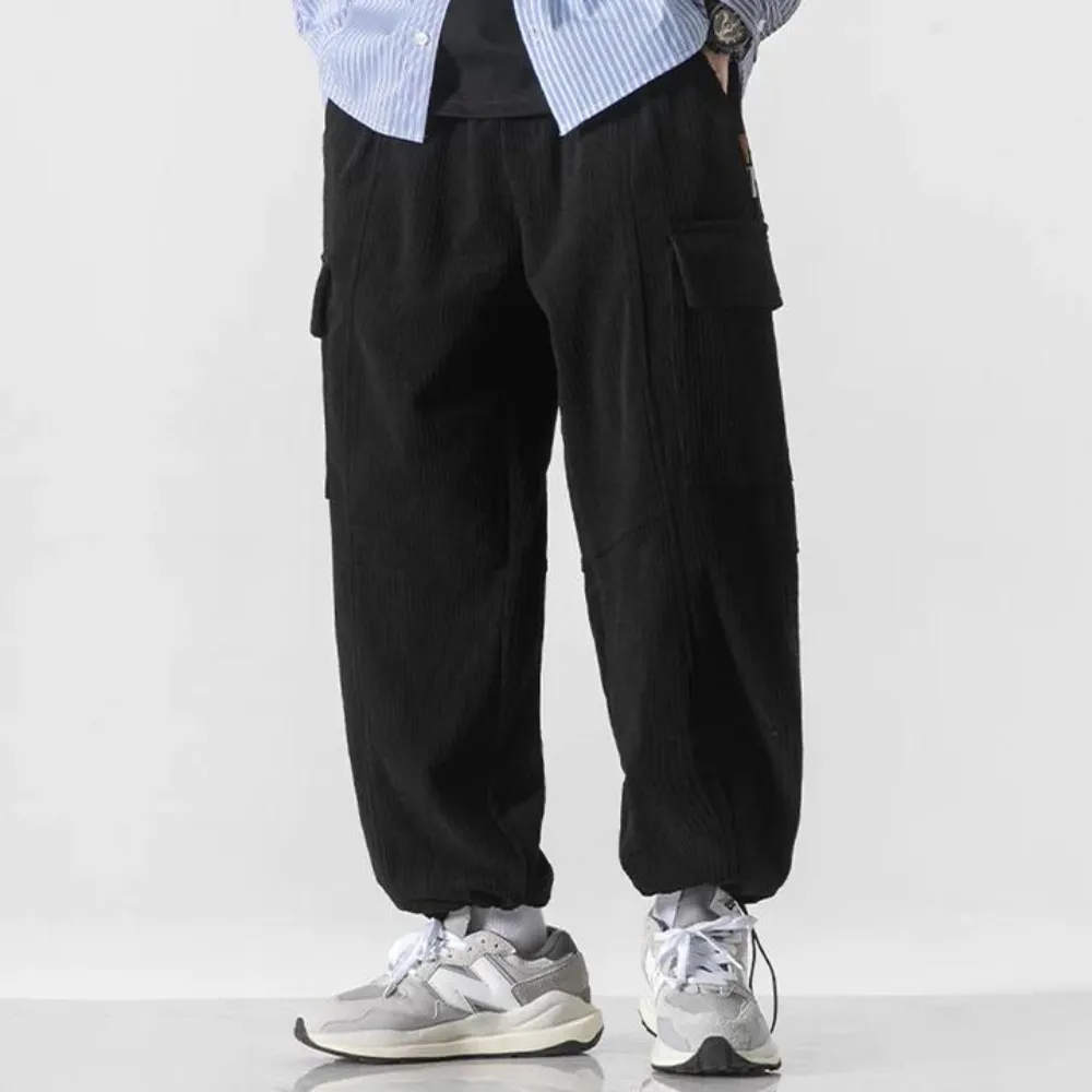 "Japanese Thickened Corduroy Loose" Sweatpants