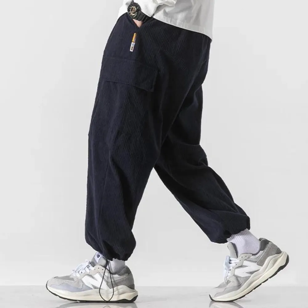 "Japanese Thickened Corduroy Loose" Sweatpants