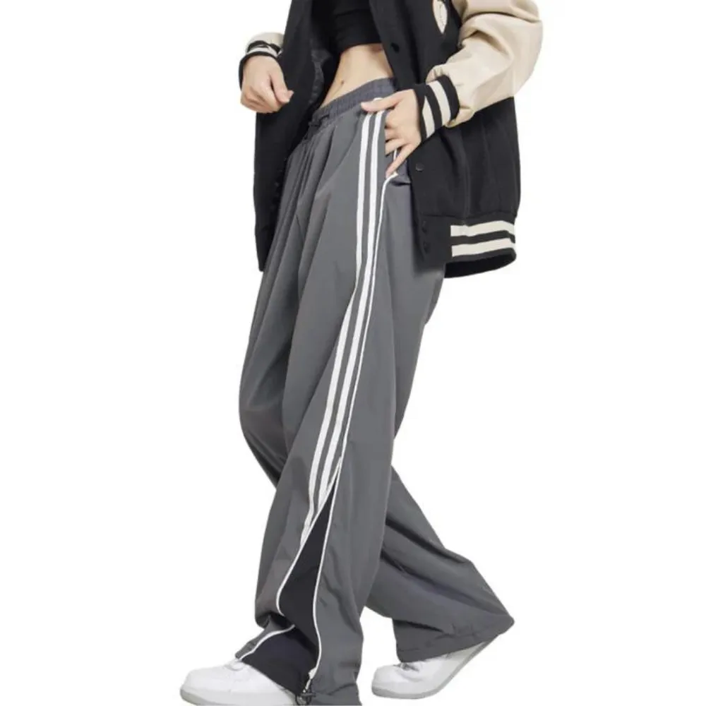 "Retro Side Stripe Panel" Sweatpants