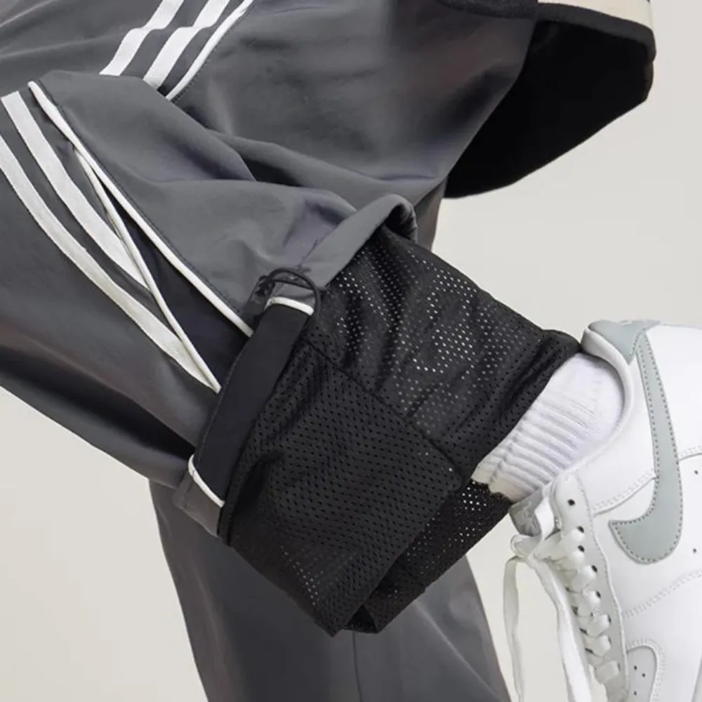 "Retro Side Stripe Panel" Sweatpants