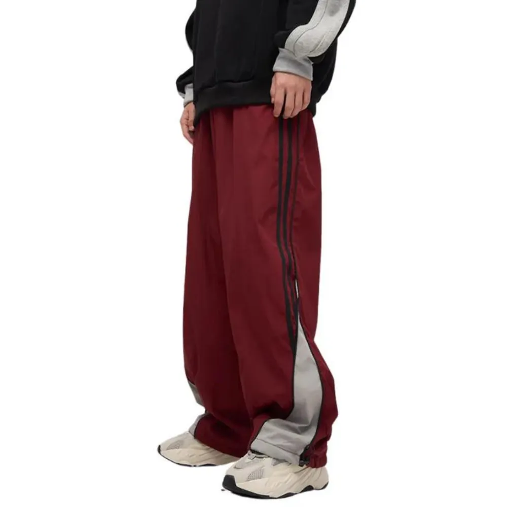 "Retro Side Stripe Panel" Sweatpants