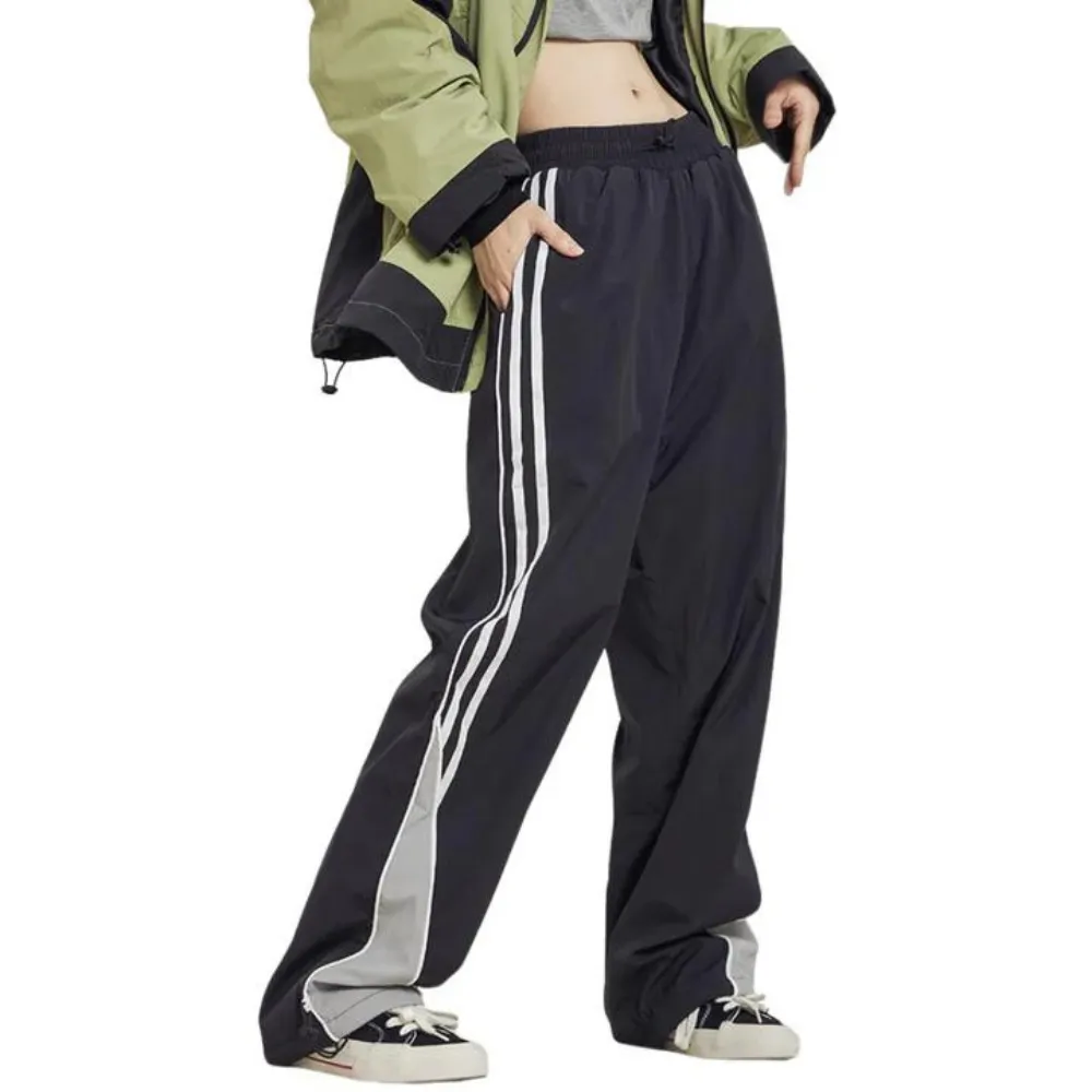 "Retro Side Stripe Panel" Sweatpants