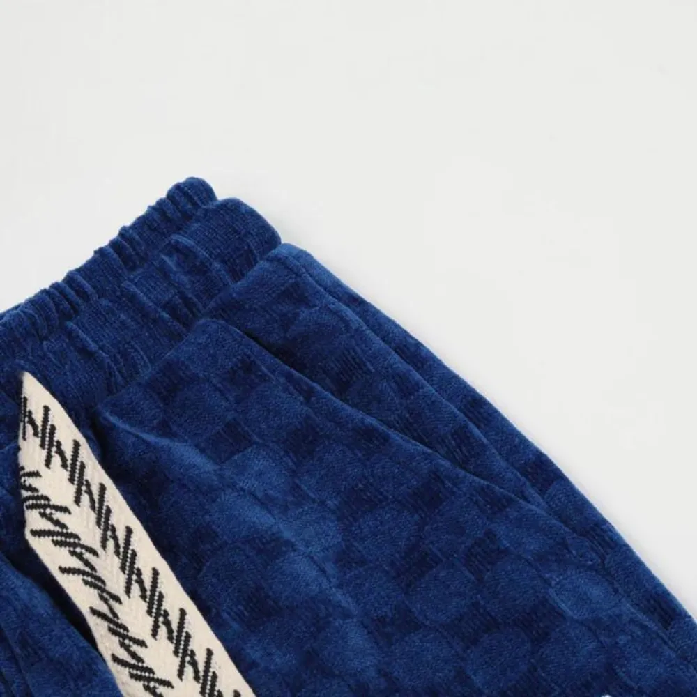 "Retro solid color drawstring" Sweatpants