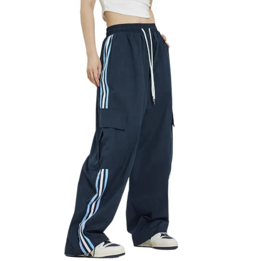 "Side Stripe Drawstring" Sweatpants