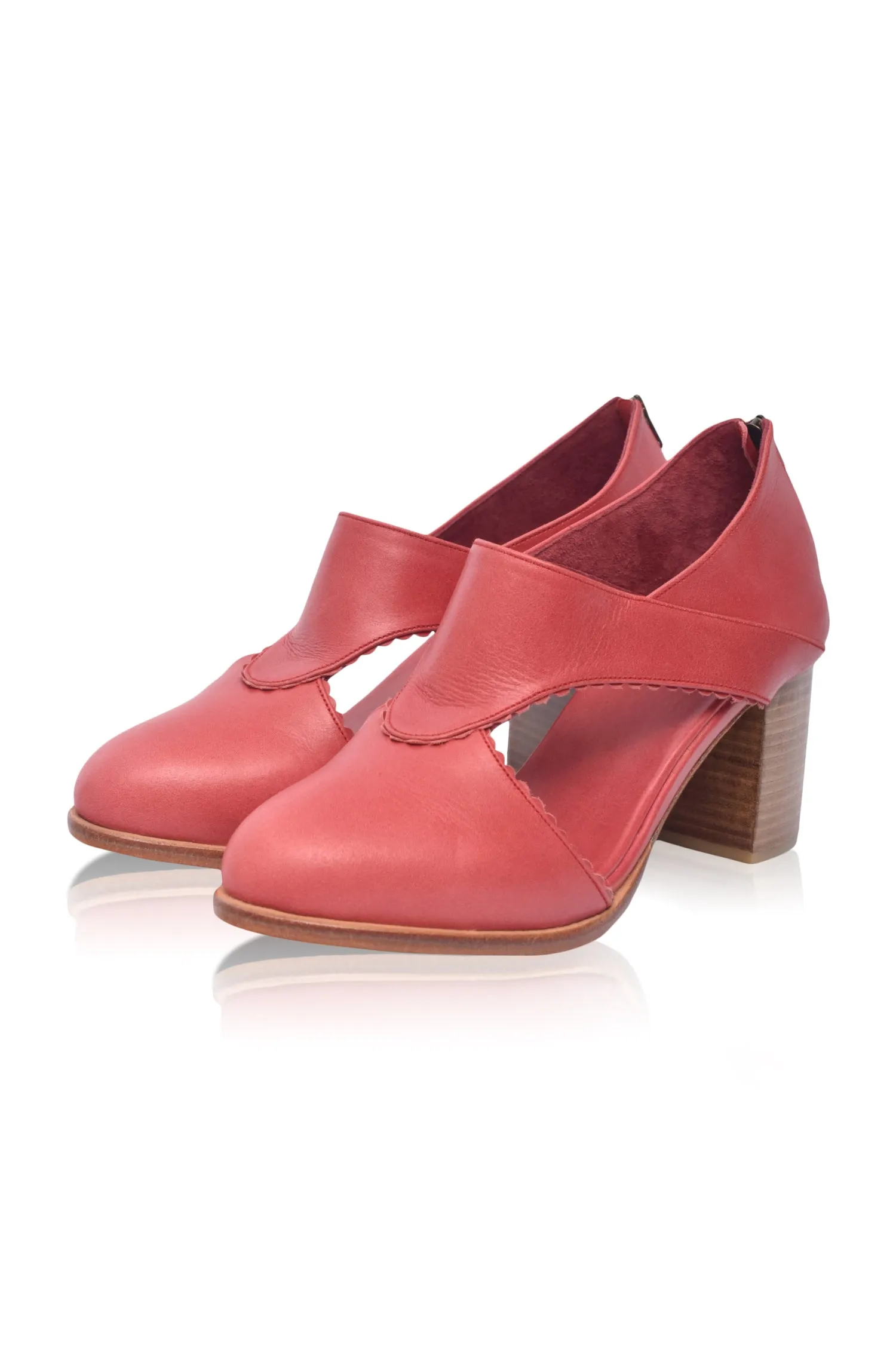 Rain Kiss Leather Booties (Sz. 10.5)