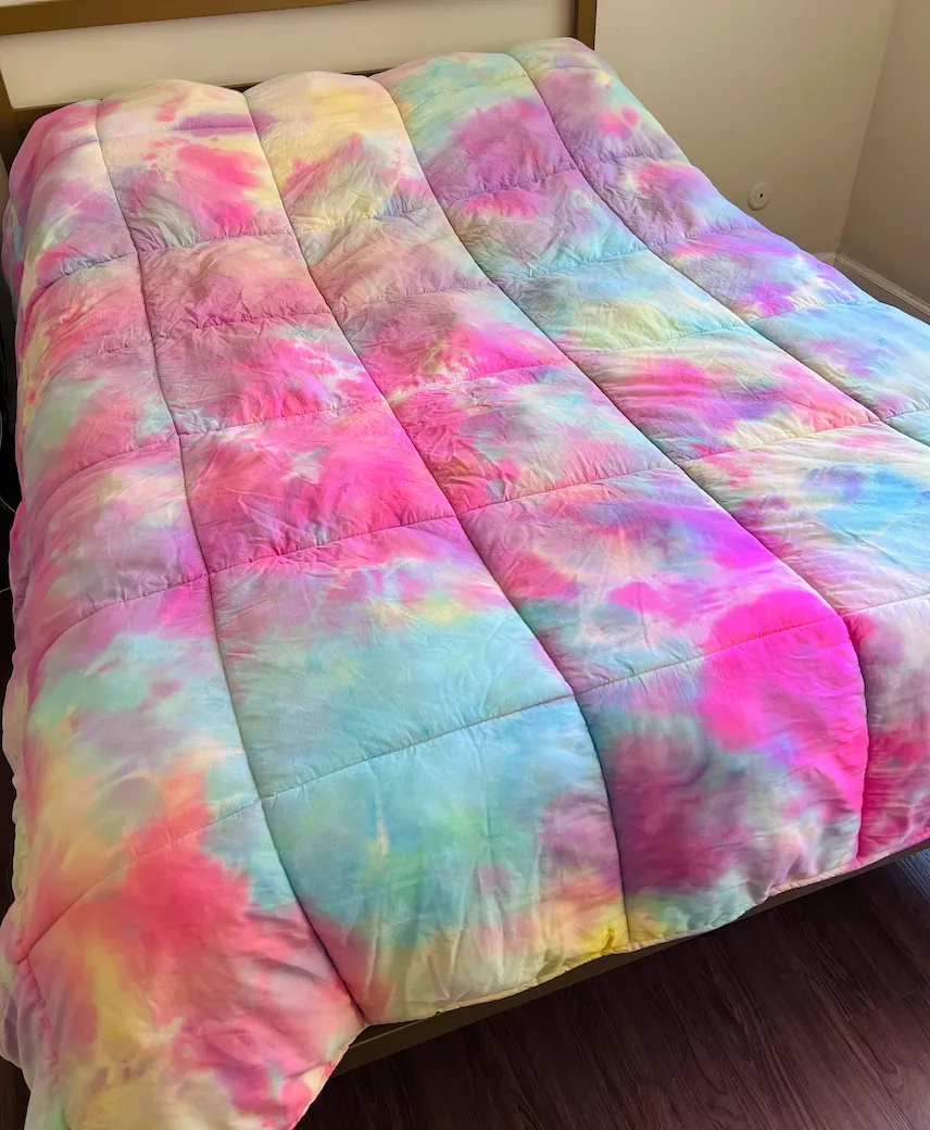 Rainbow Tiedye Bed In A Bag