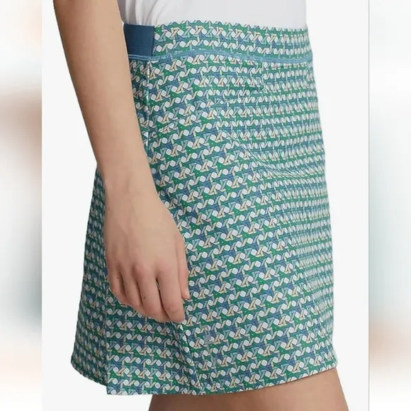 Ralph Lauren RLX Golf Skirt Skort Women Size XL Aim Spring Wicker Multicolor NEW