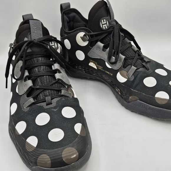 Rare Adidas   Harden Vol. 5  Futurenatural Polka Dot basketball shoes~13.5
