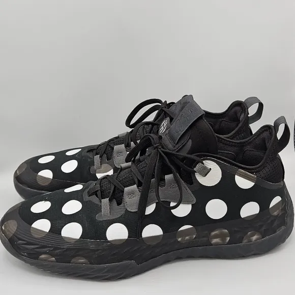 Rare Adidas   Harden Vol. 5  Futurenatural Polka Dot basketball shoes~13.5