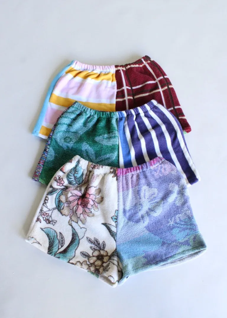 RCYCLD Towel Pieced Shorts