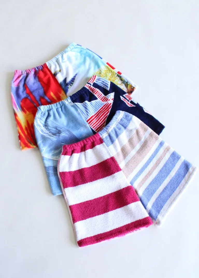 RCYCLD Towel Pieced Shorts