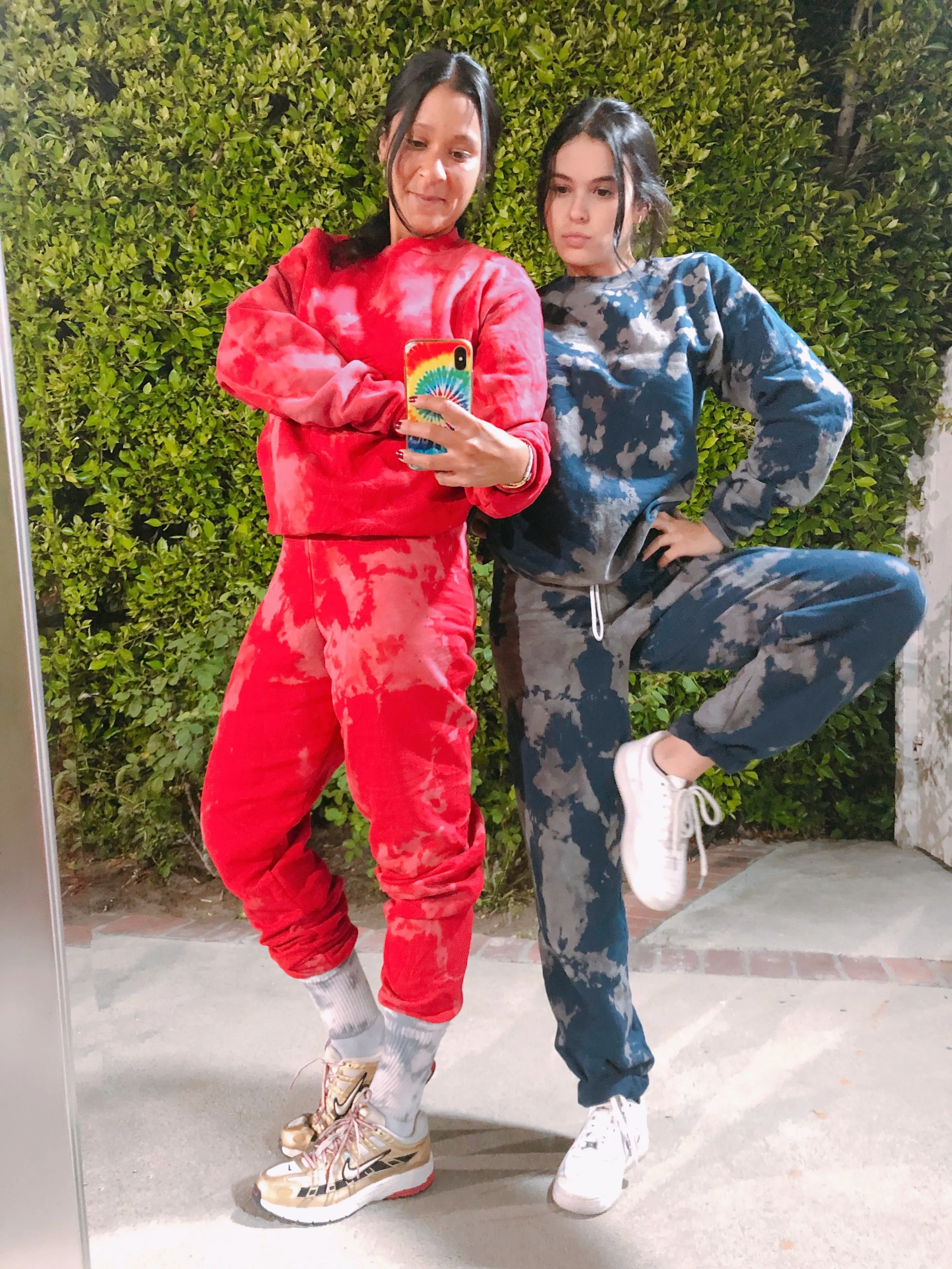 Red Twizzler Tie Dye Loungewear Set