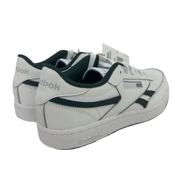 Reebok Club C Revenge HR0643 GS Sneaker Shoes Junior White Green Lace Up NR7673