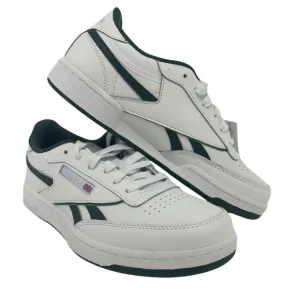 Reebok Club C Revenge HR0643 GS Sneaker Shoes Junior White Green Lace Up NR7673