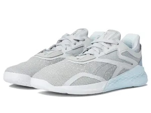 Reebok Nano X Pure Grey/Footwear White/Glass Blue 10 B (M)