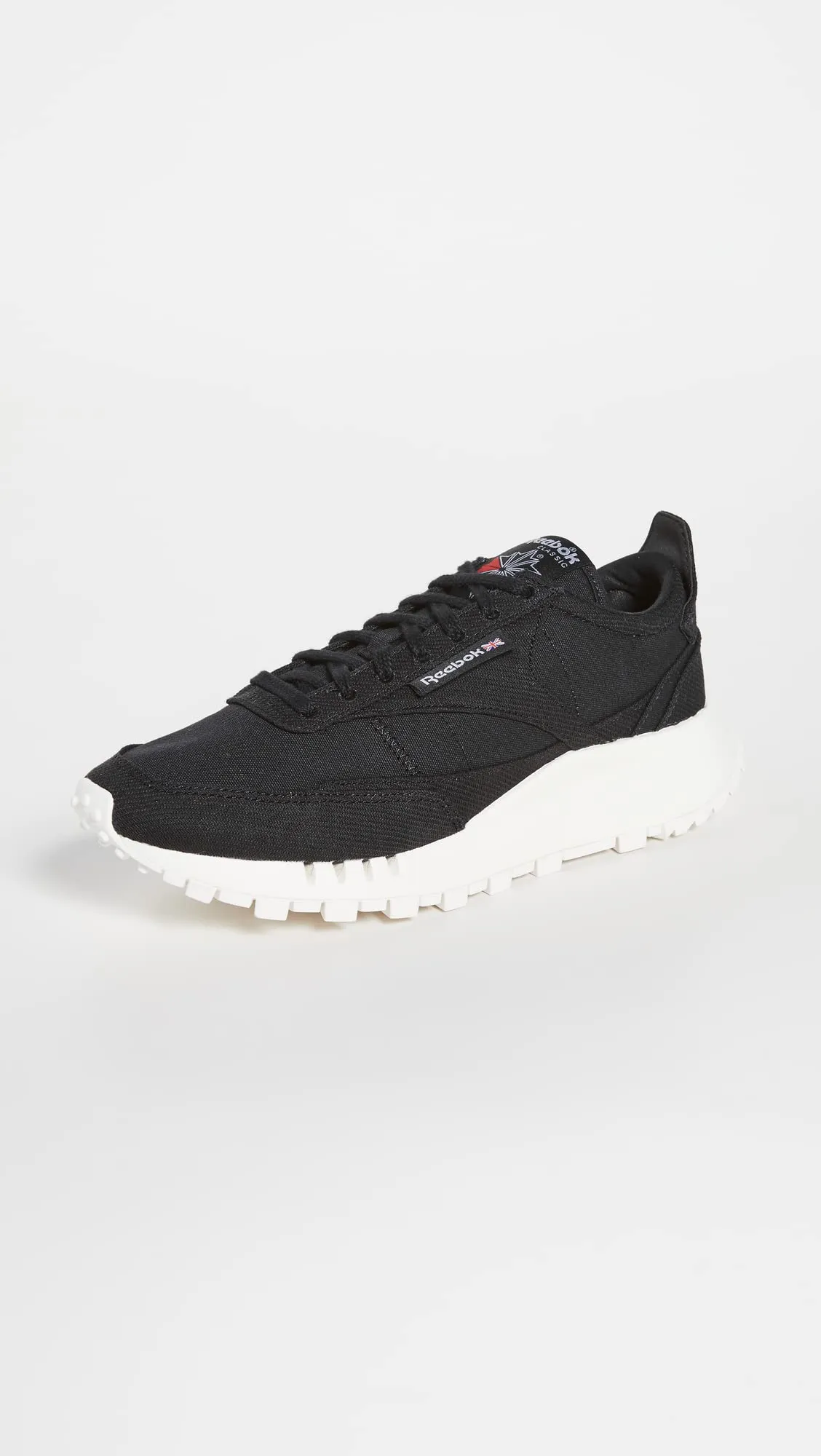 Reebok unisex adult Classic Legacy Sneaker, Black/Chalk, 6 Women 4.5 Men US