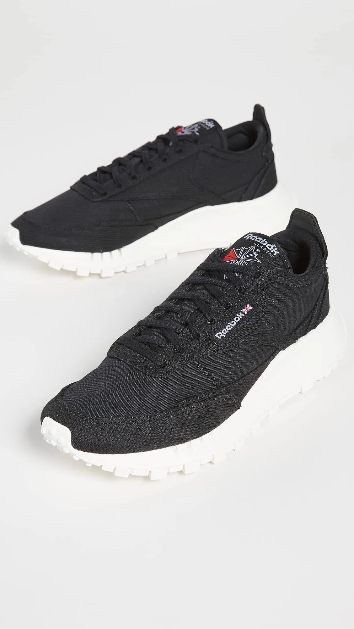 Reebok unisex adult Classic Legacy Sneaker, Black/Chalk, 6 Women 4.5 Men US