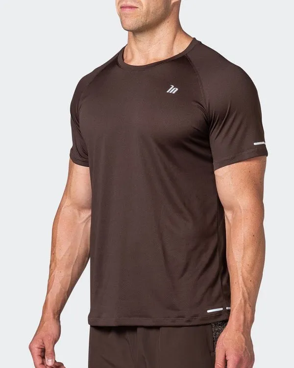 Reflective Training Tee - Cocoa