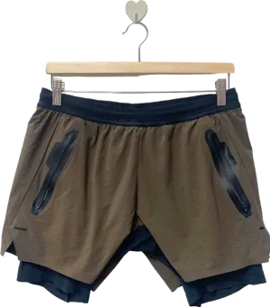 Represent Brown Training Shorts Size M