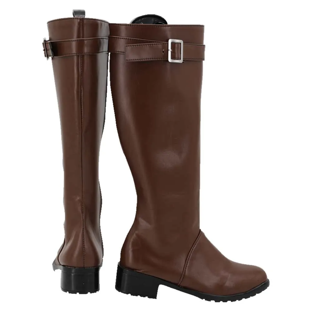 Resident Evil 4 Remake Ashley Graham Game Character Cosplay Shoes Boots Halloween Costumes Accessory Custom Made