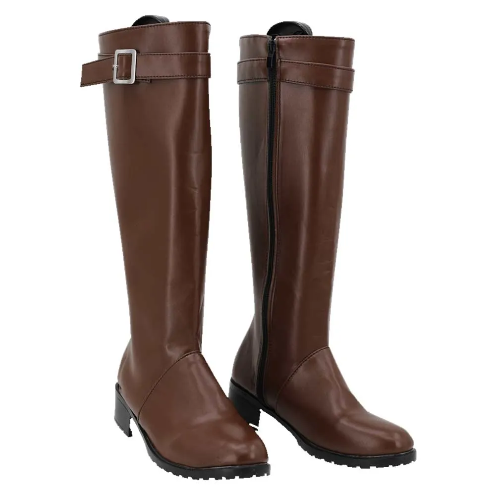 Resident Evil 4 Remake Ashley Graham Game Character Cosplay Shoes Boots Halloween Costumes Accessory Custom Made
