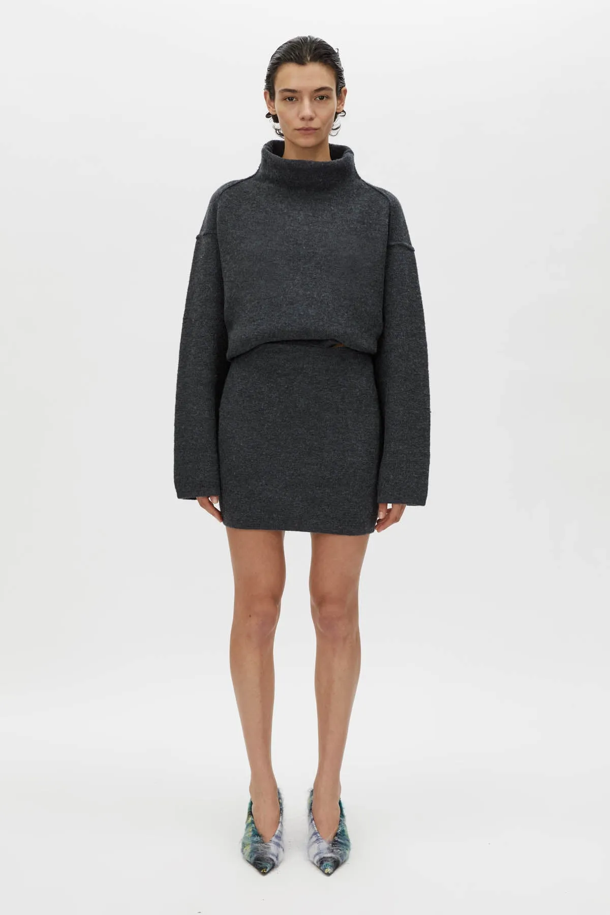 Rohan Knit Funnel Neck Sweater