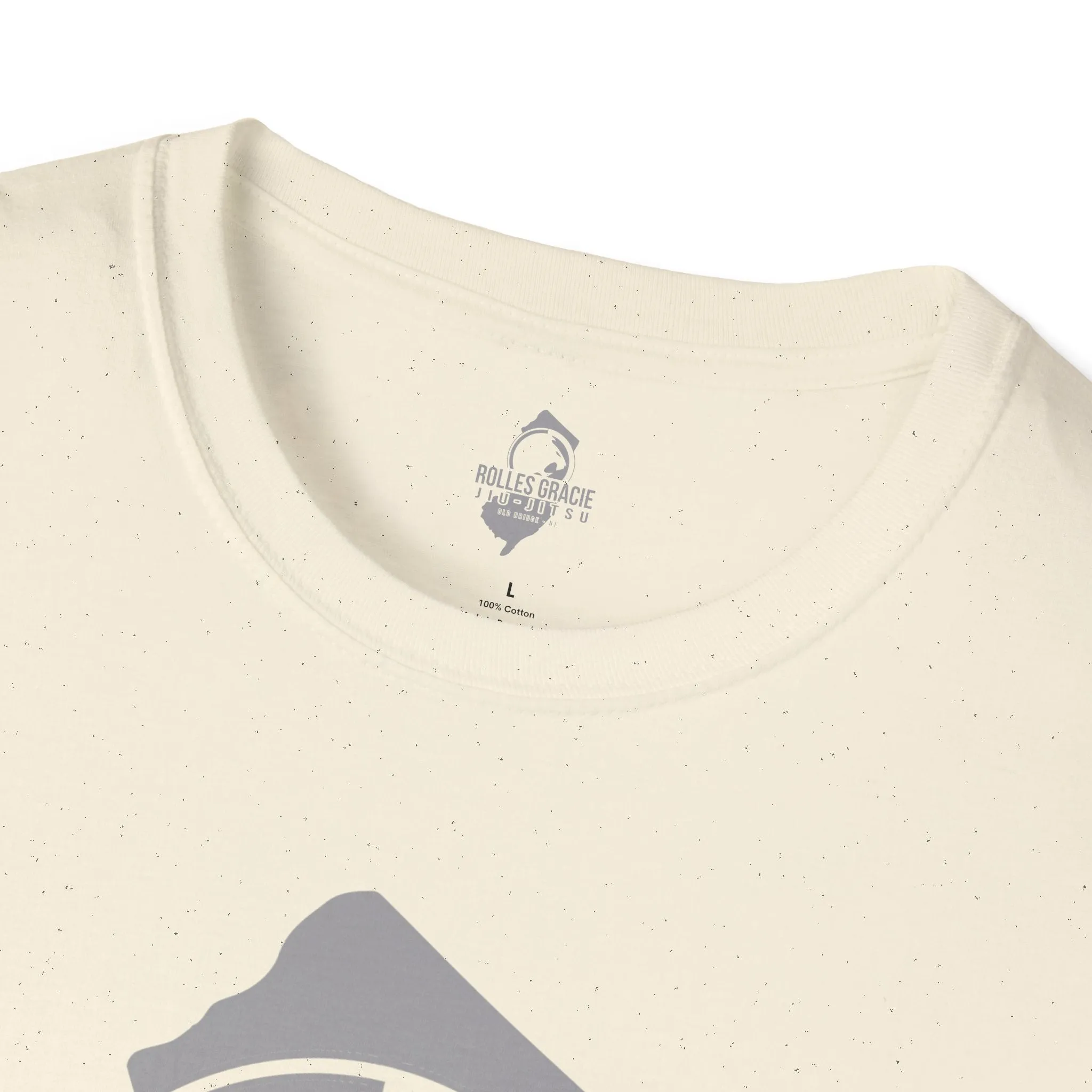 Rolles Gracie Jiu-Jitsu Unisex Softstyle T-Shirt - Grey Design