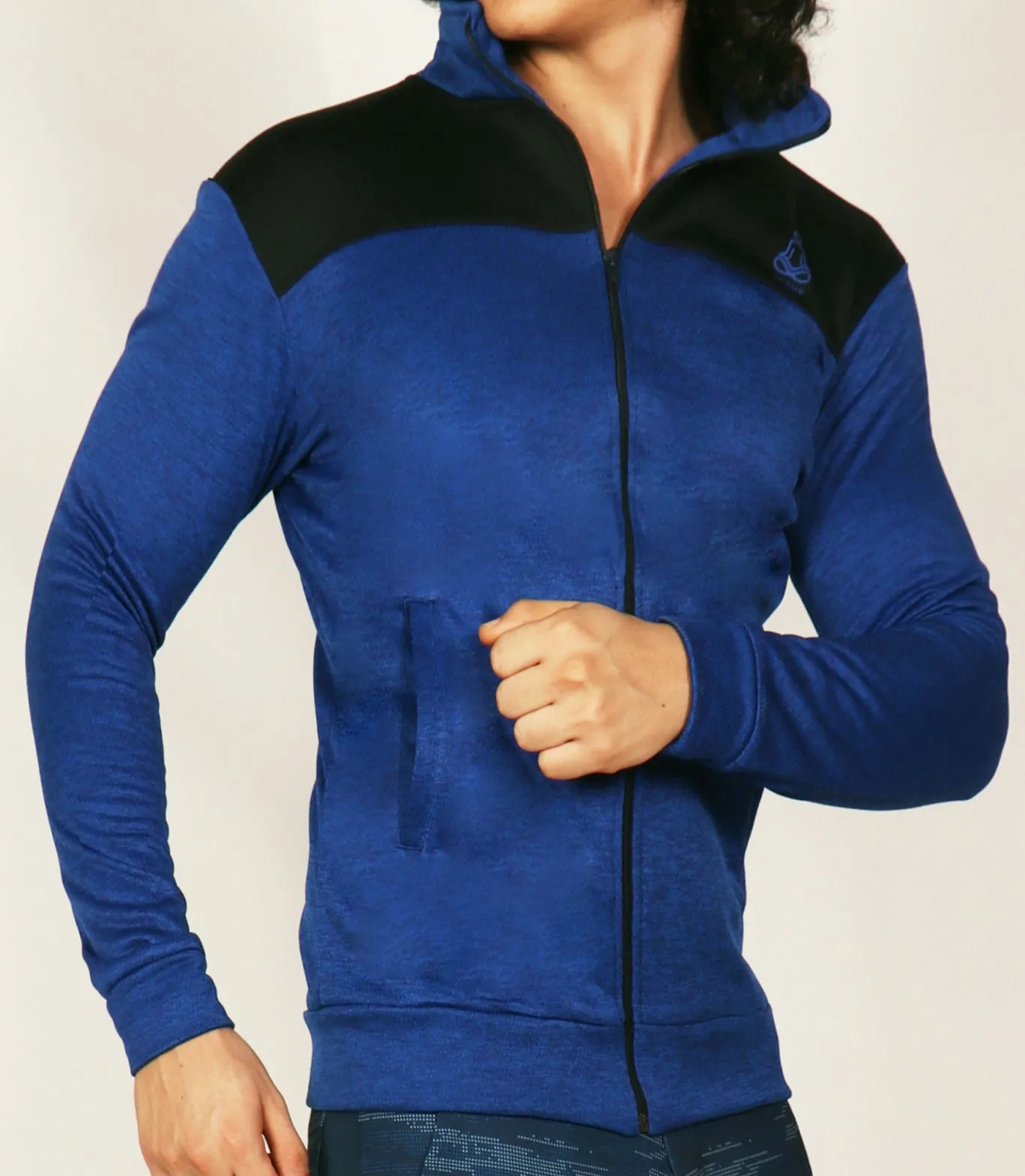 Royal Blue & Black Jacket