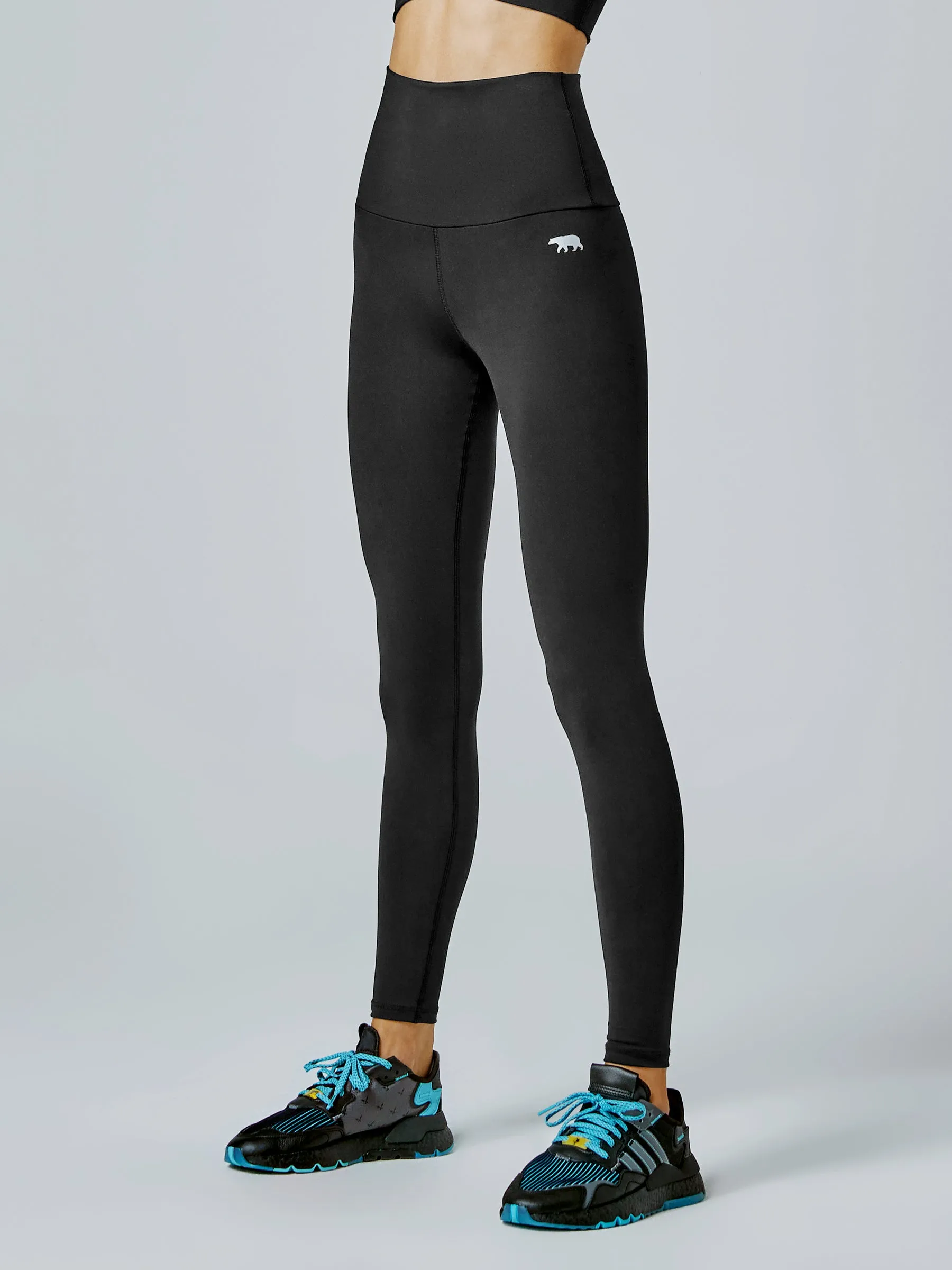 Running Bare Studio Ab-Tastic Tight 28" - Black