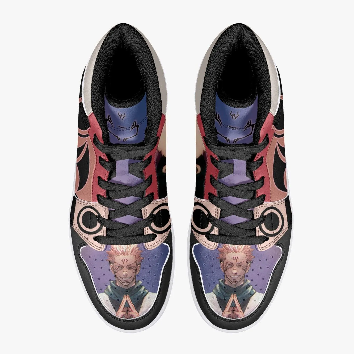 Ryomen Sukuna Sorcery Fight Mid 1 Basketball Shoes