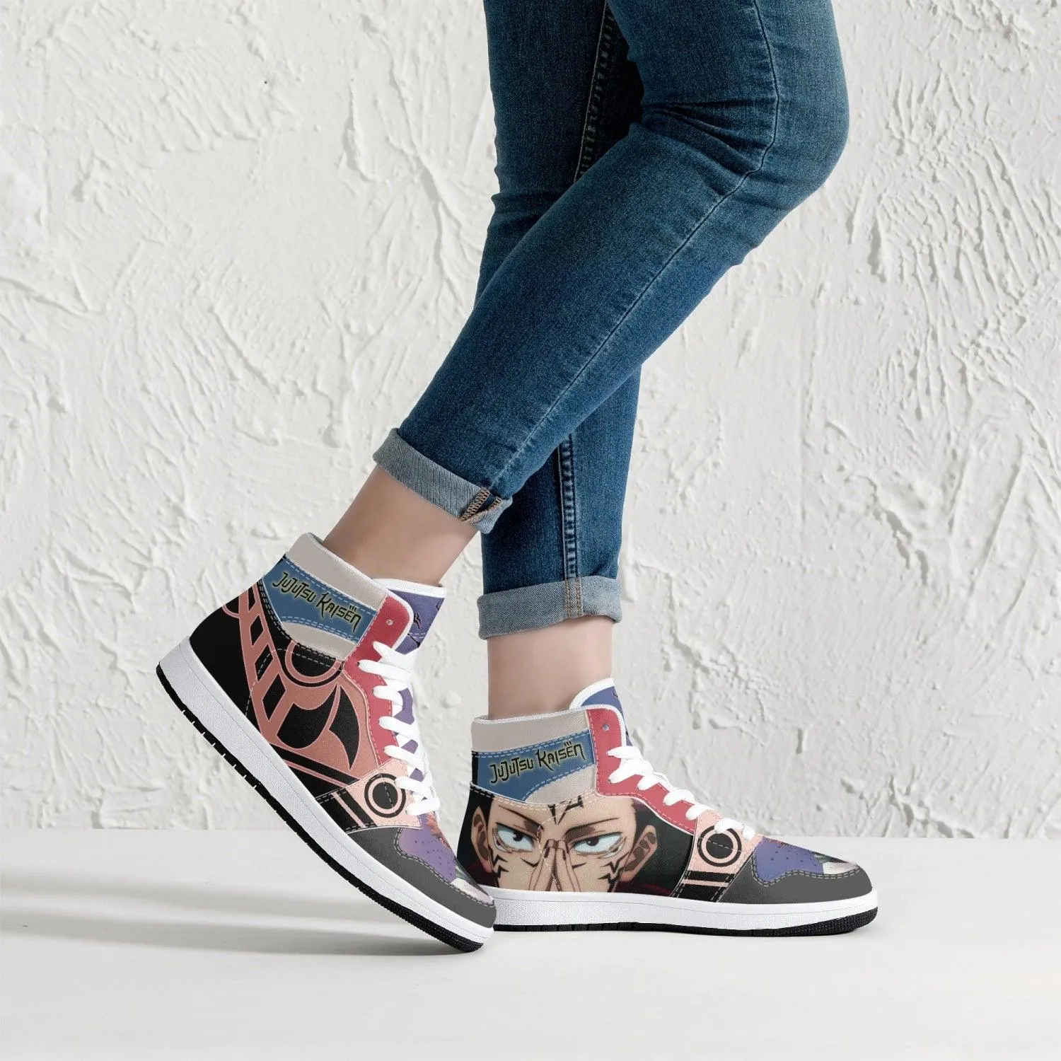 Ryomen Sukuna Sorcery Fight Mid 1 Basketball Shoes