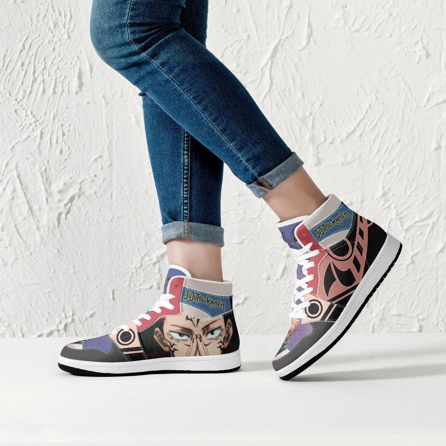 Ryomen Sukuna Sorcery Fight Mid 1 Basketball Shoes
