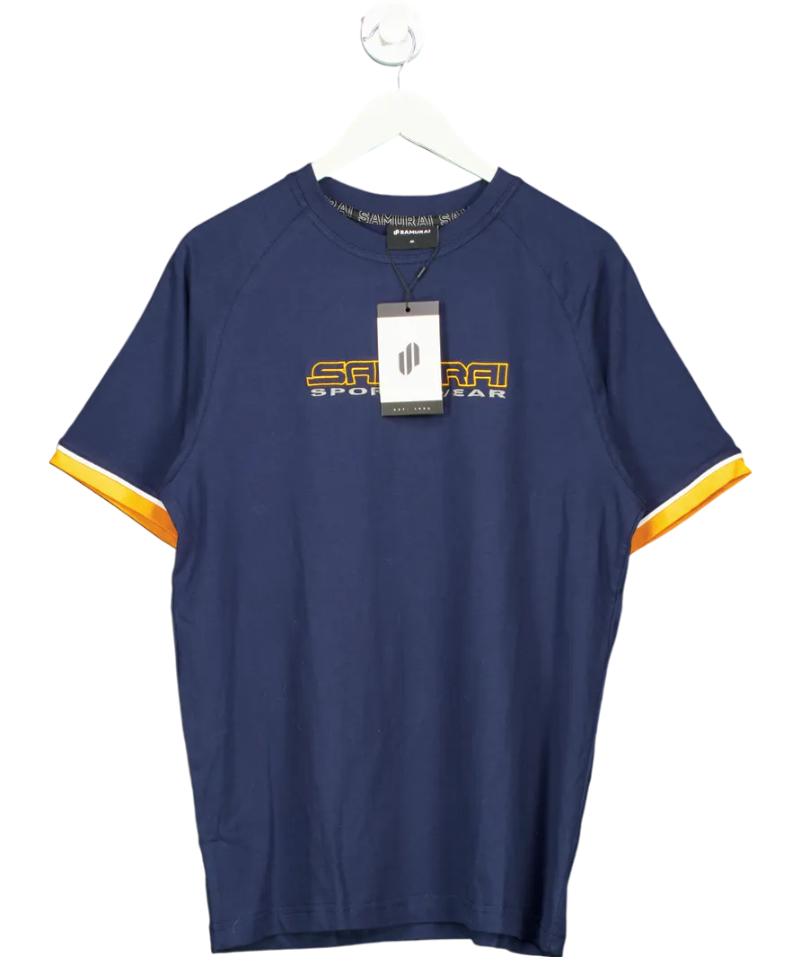 Samurai Blue Training T-shirt UK M