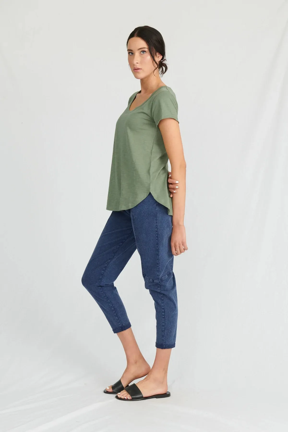 San Jose Scoop Neck Tee Organic Cotton