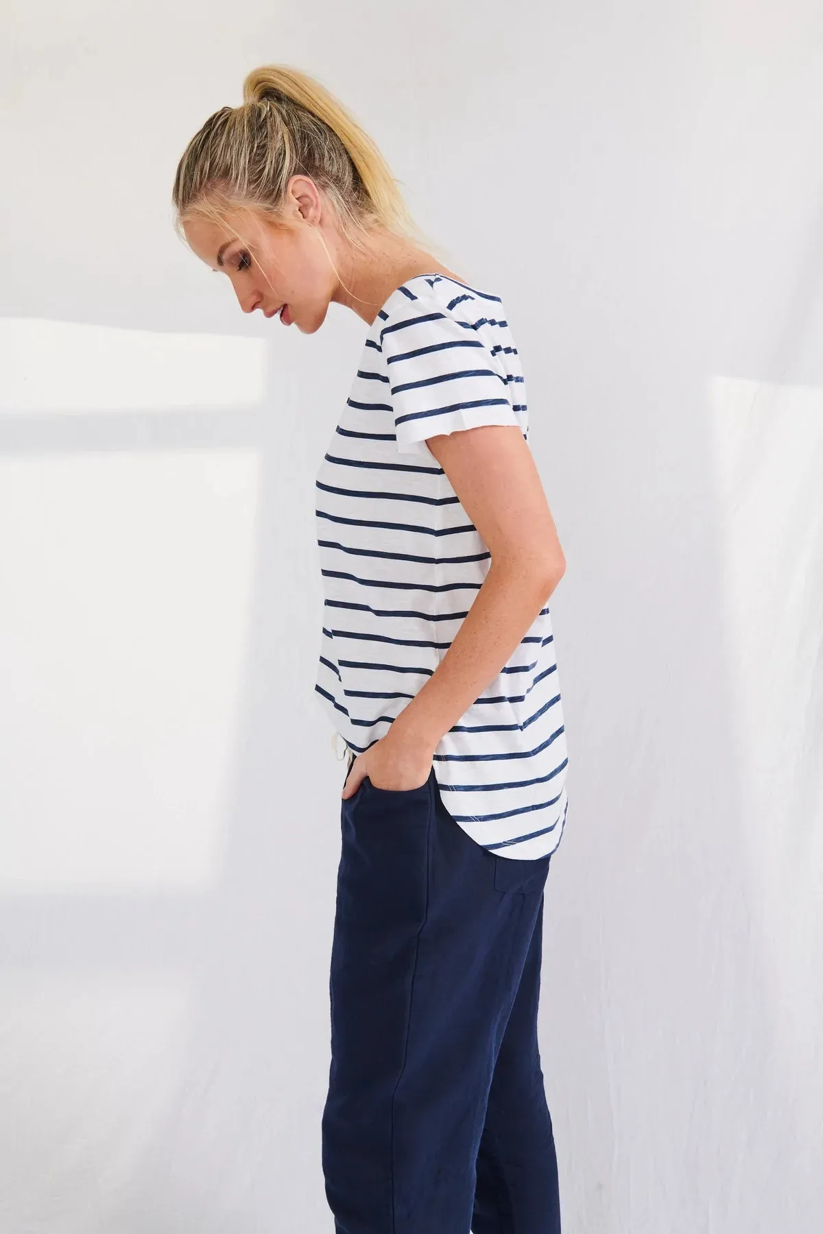 San Jose Scoop Neck Tee Organic Cotton