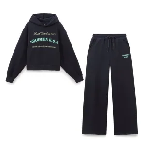 Screen Print Hoodie and Sweats Set