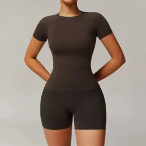 Seamless 2 Piece Fitness Leggings Set
